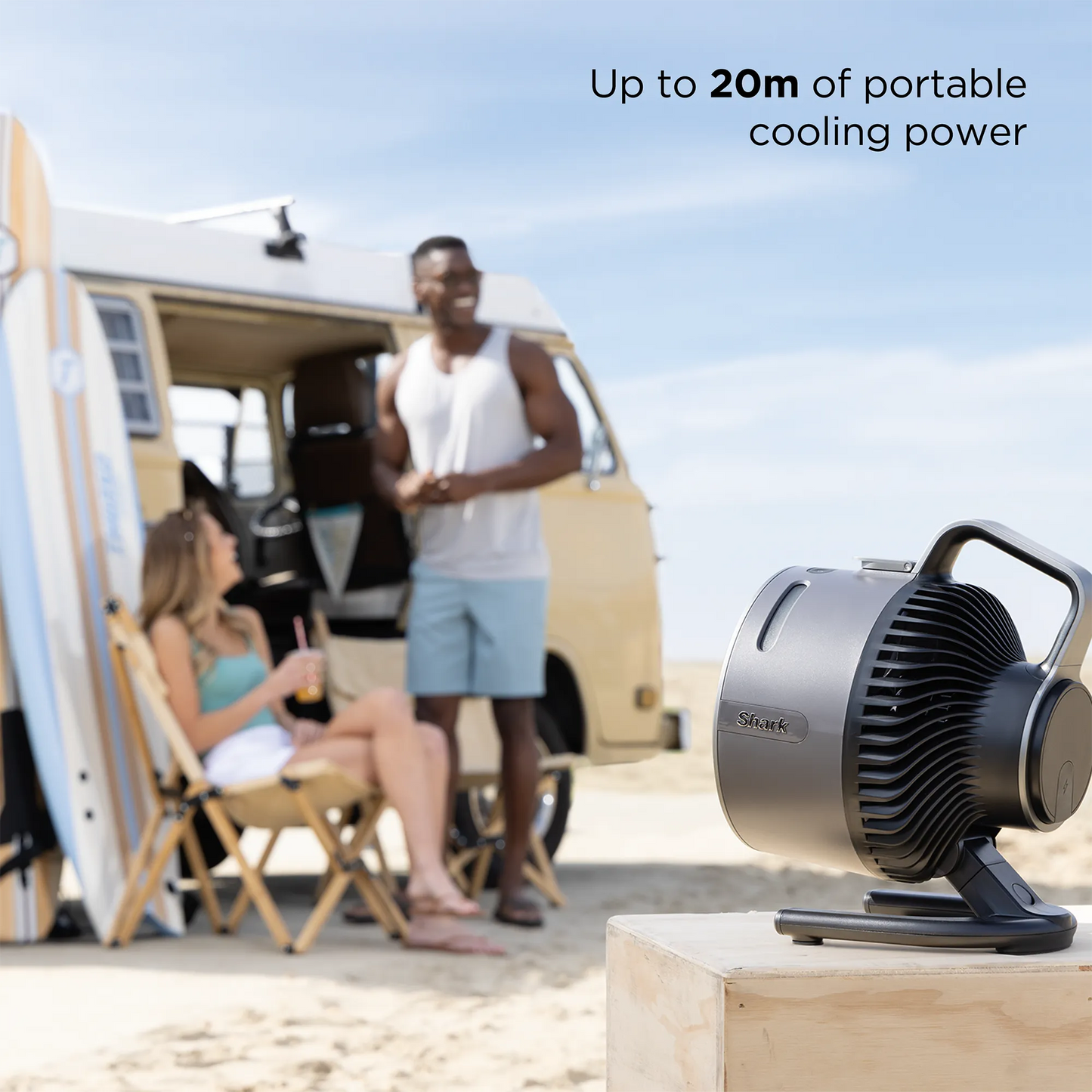 Shark FlexBreeze HydroGo Misting Portable Fan