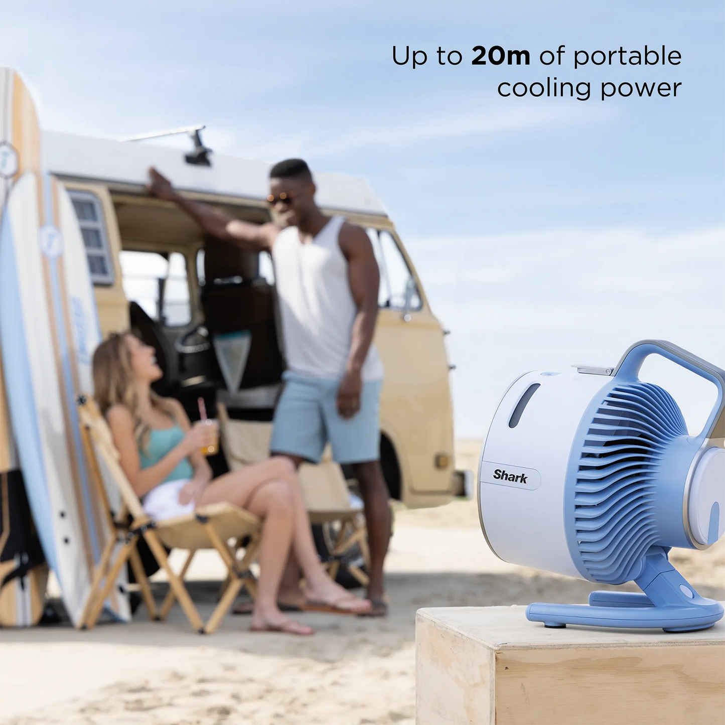 Shark FlexBreeze HydroGo Misting Portable Fan