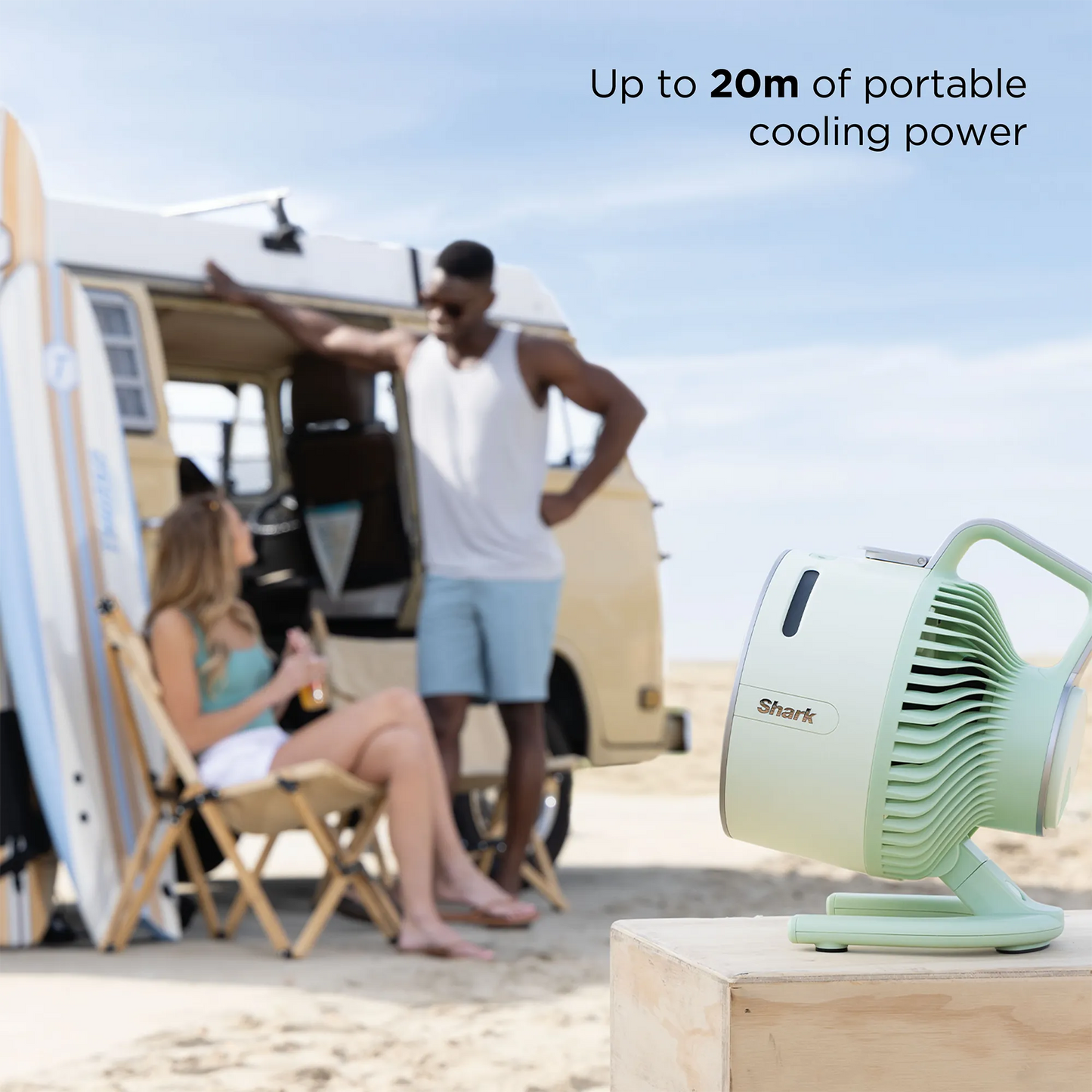 Shark FlexBreeze HydroGo Misting Portable Fan