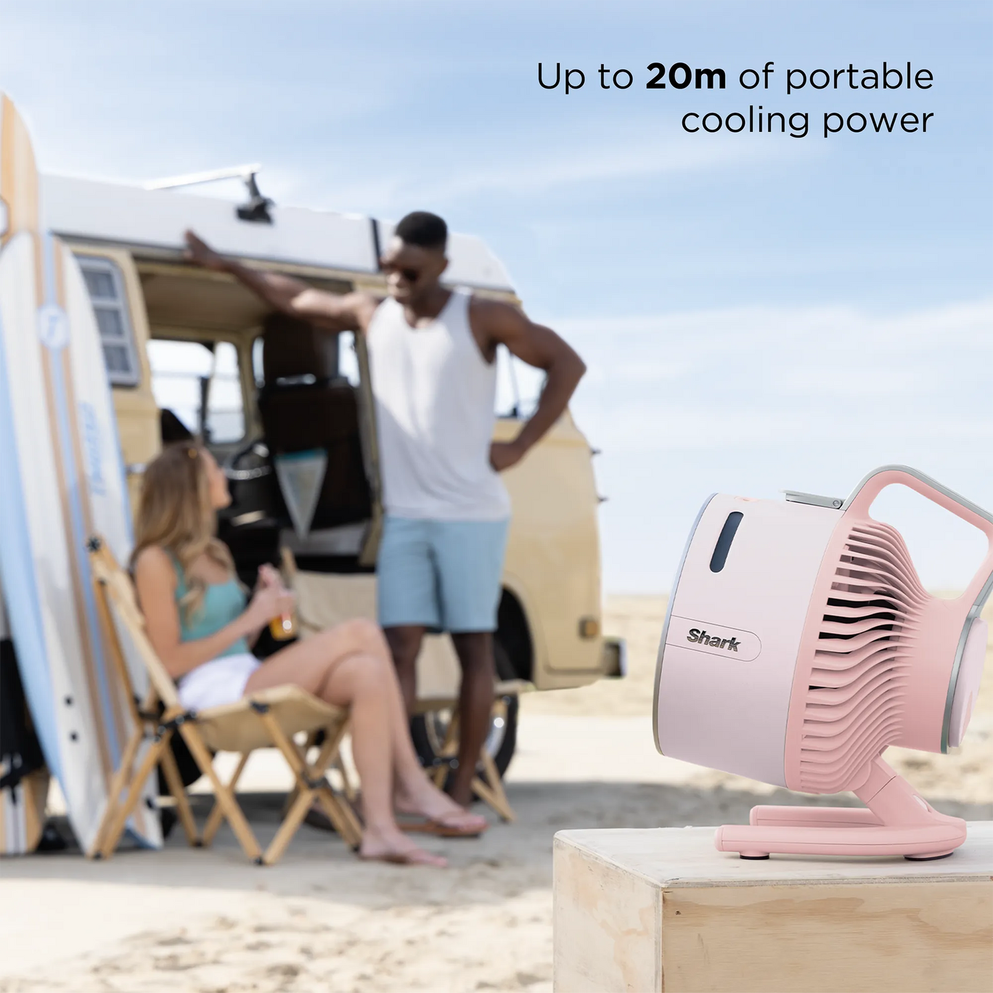Shark FlexBreeze HydroGo Misting Portable Fan