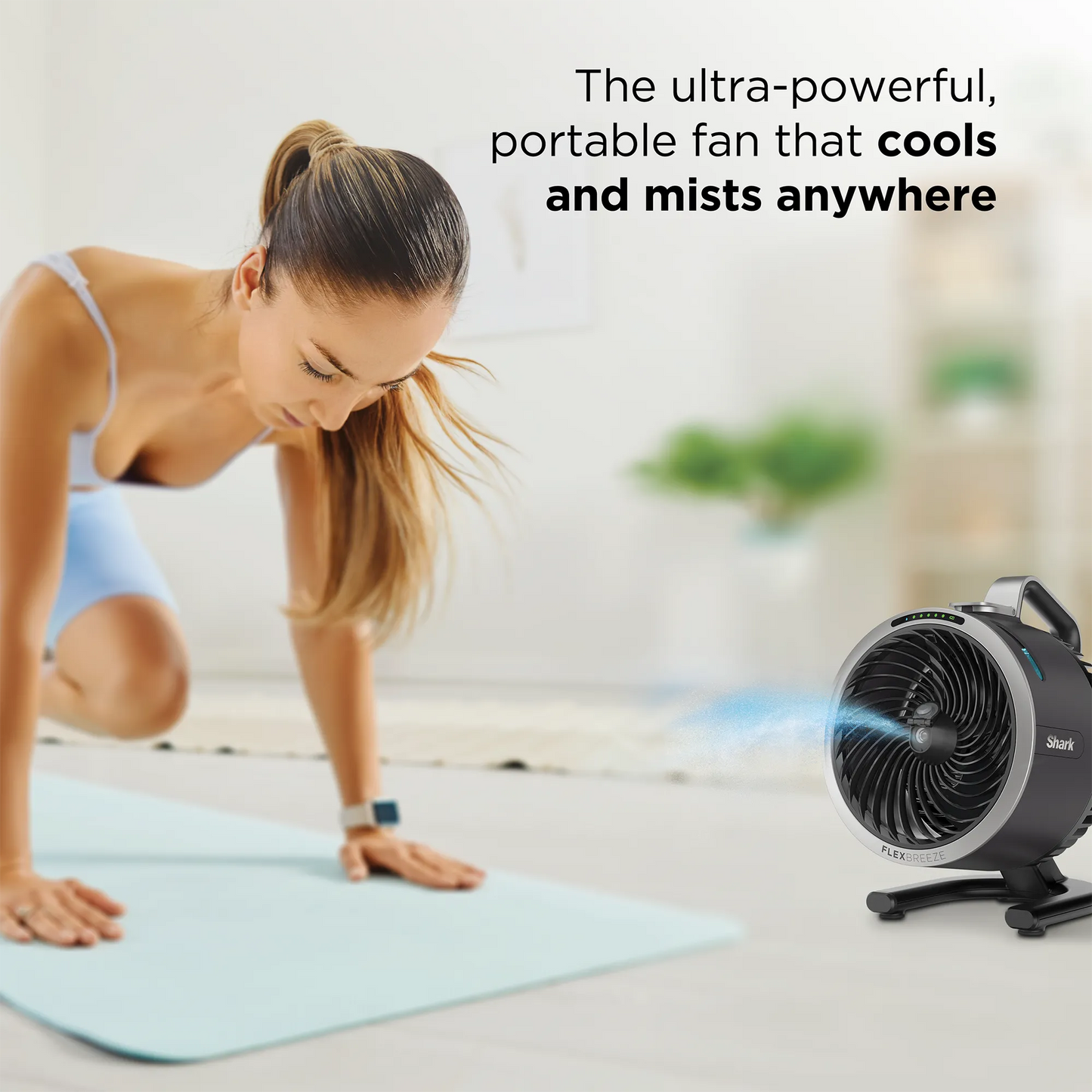 Shark FlexBreeze HydroGo Misting Portable Fan