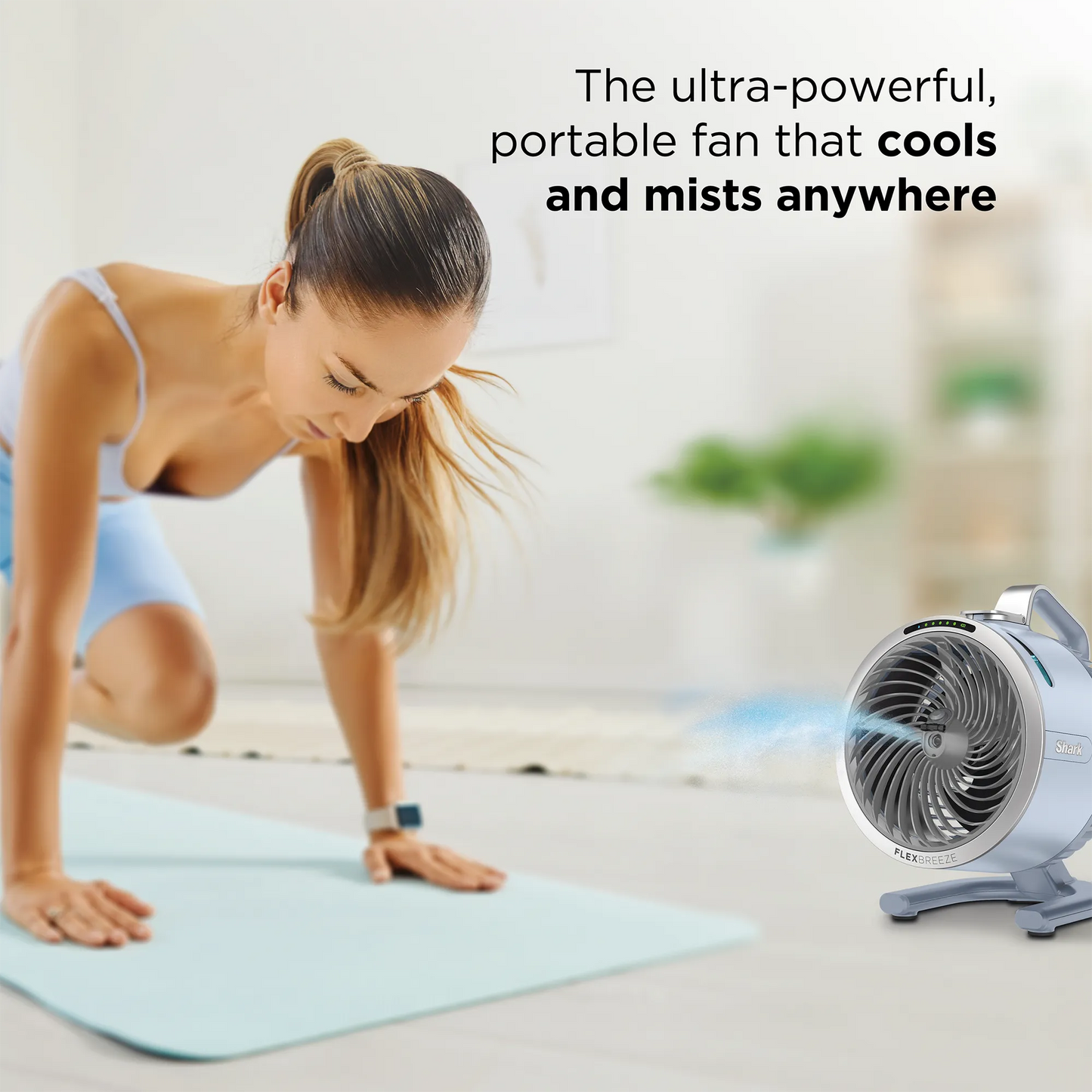 Shark FlexBreeze HydroGo Misting Portable Fan