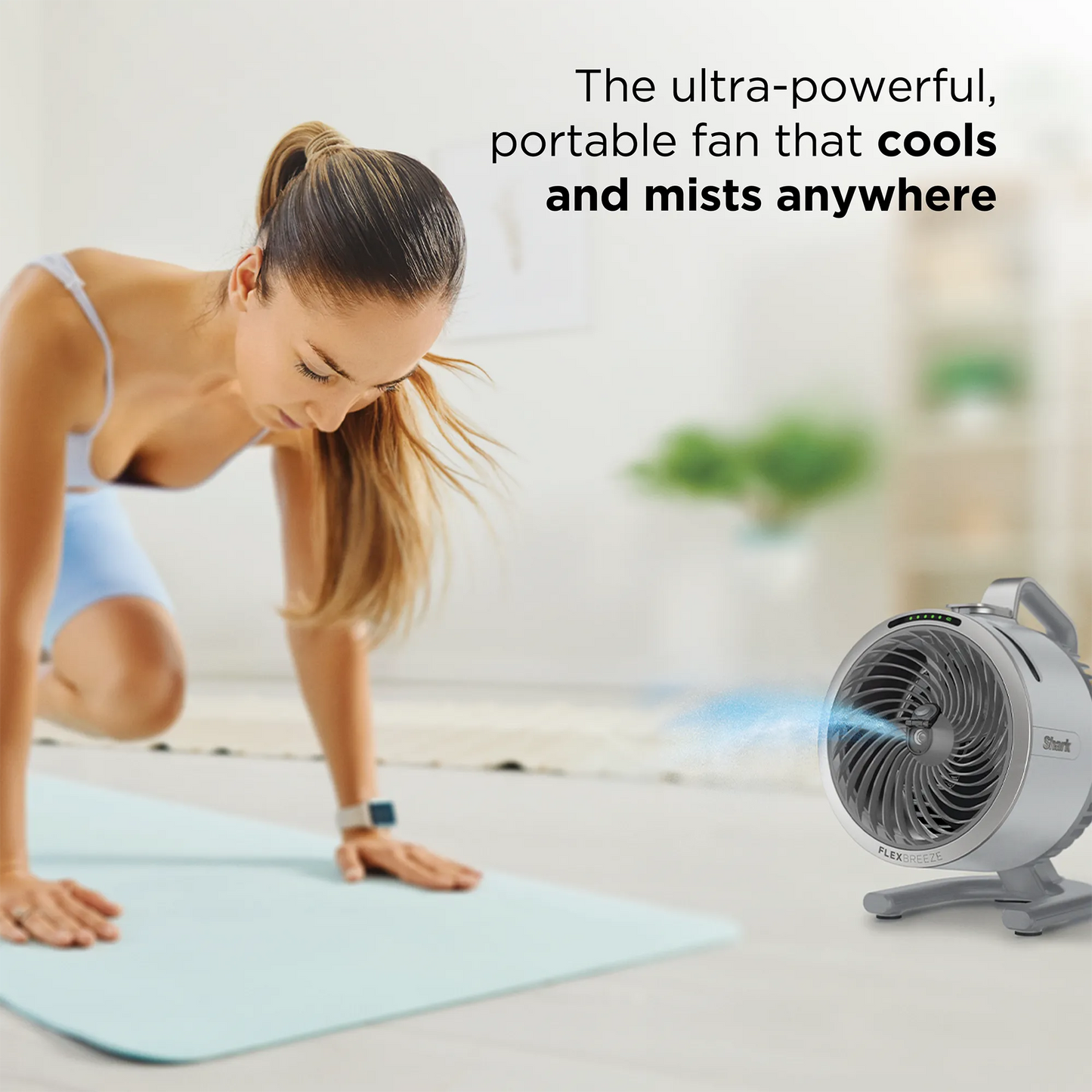 Shark FlexBreeze HydroGo Misting Portable Fan
