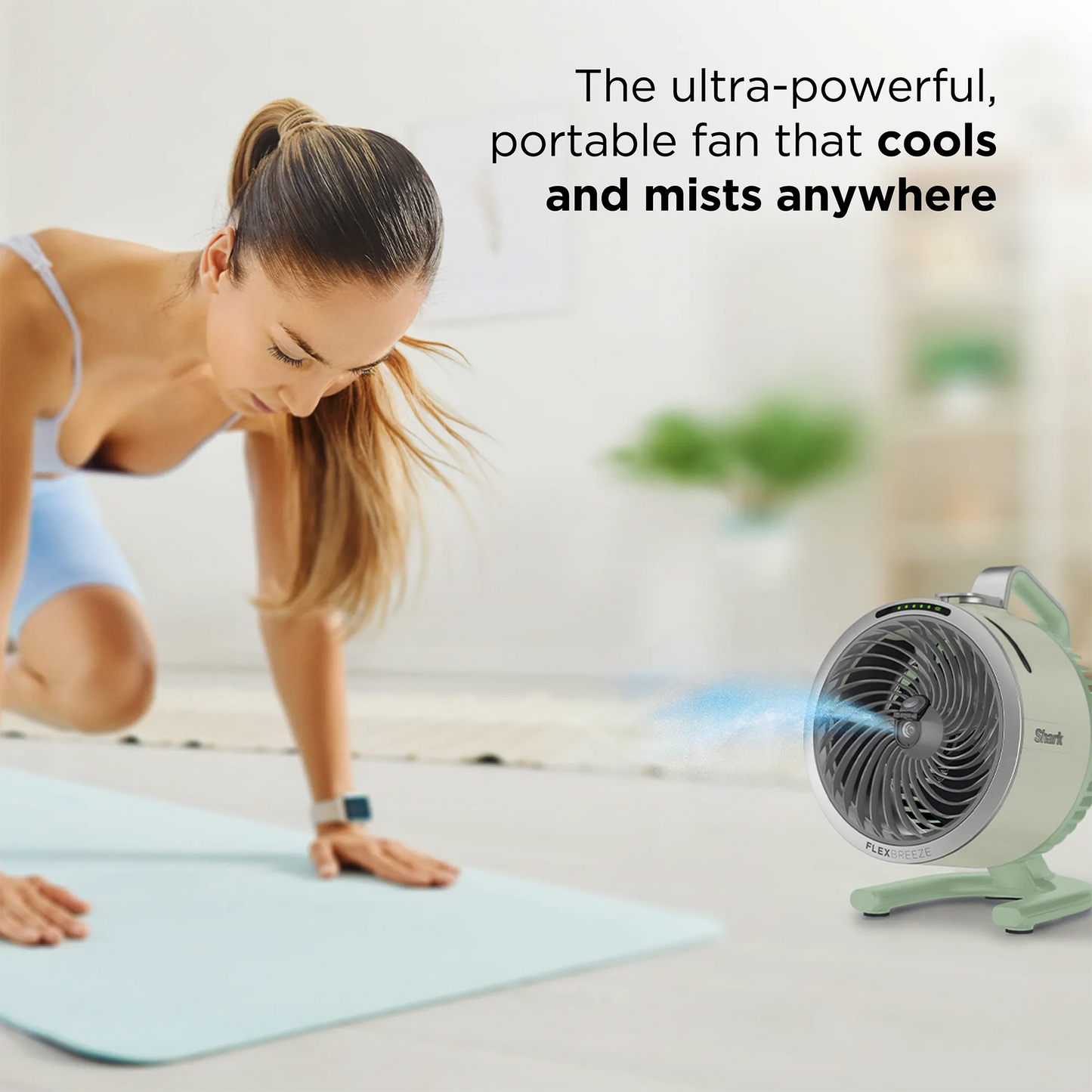 Shark FlexBreeze HydroGo Misting Portable Fan