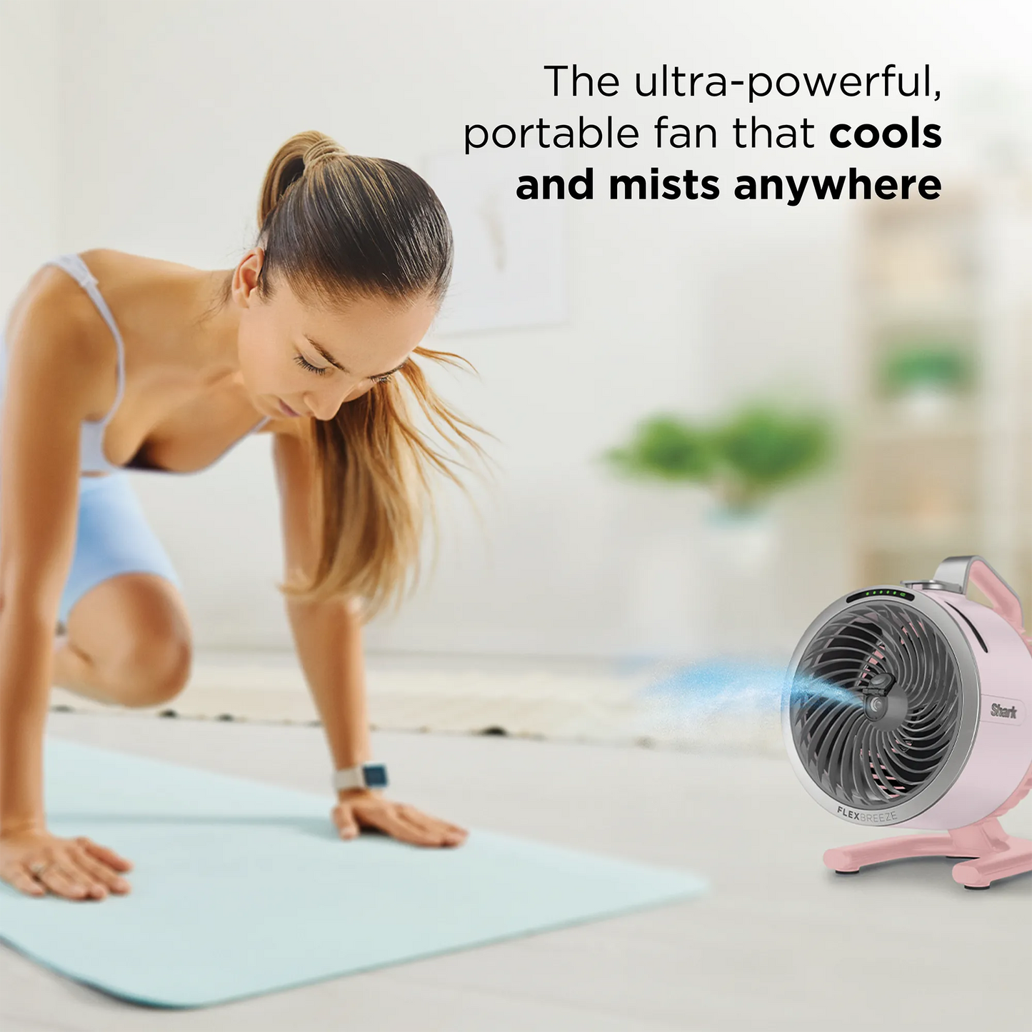 Shark FlexBreeze HydroGo Misting Portable Fan