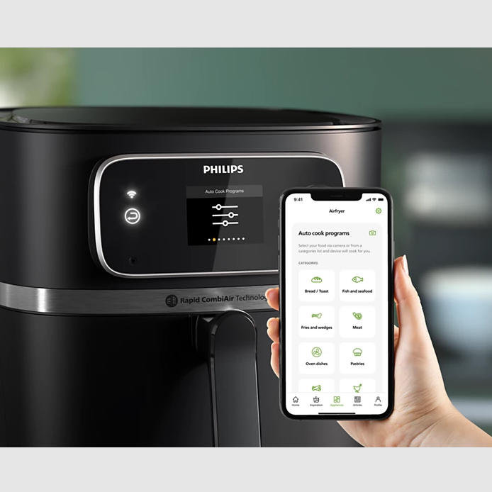 7000 Series Airfryer Combi 8.3L and Food Thermometer HD9880/90