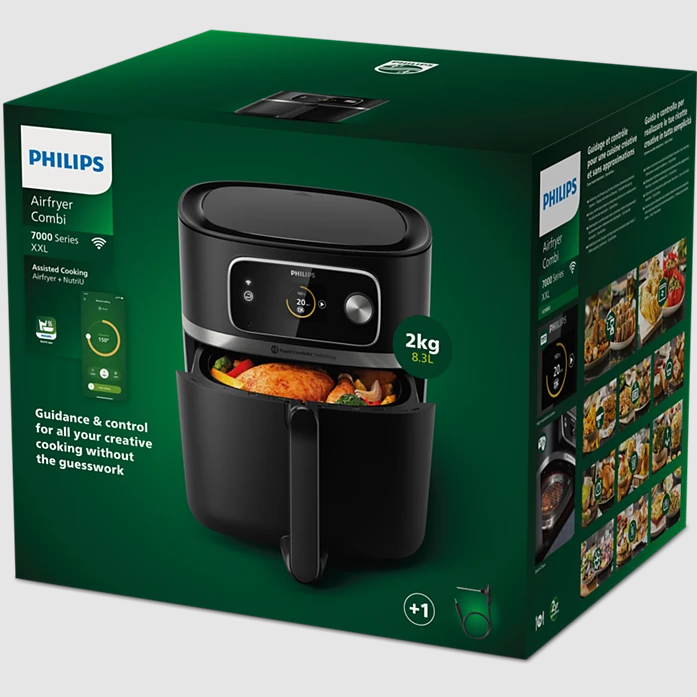 7000 Series Airfryer Combi 8.3L and Food Thermometer HD9880/90