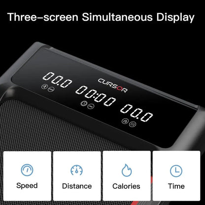 UMAY Fitness Under Desk Treadmill, High Definition Big Screen Walking Pad for Home Small, 2.5 HP Quiet Brushless, 265 LBS Capacity
