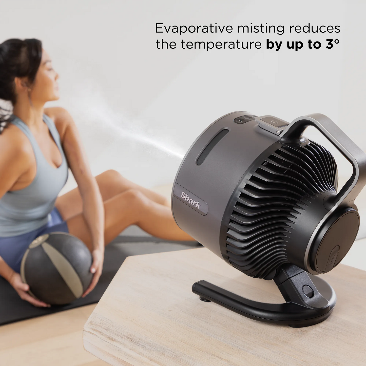 Shark FlexBreeze HydroGo Misting Portable Fan
