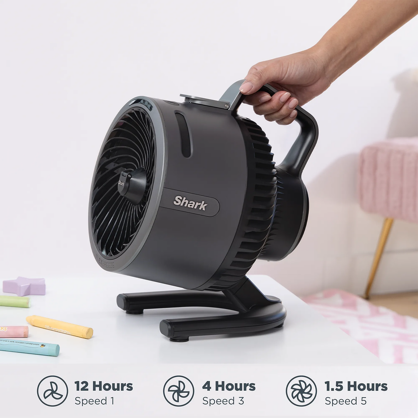 Shark FlexBreeze HydroGo Misting Portable Fan